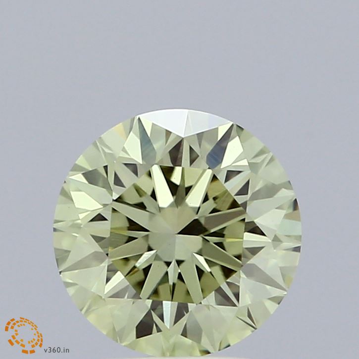 1.74 Carat Round Shaped, Excellent Cut, FANCY INTENSE GREEN Color, VS1 Clarity, IGI Certified Lab Grown Diamond