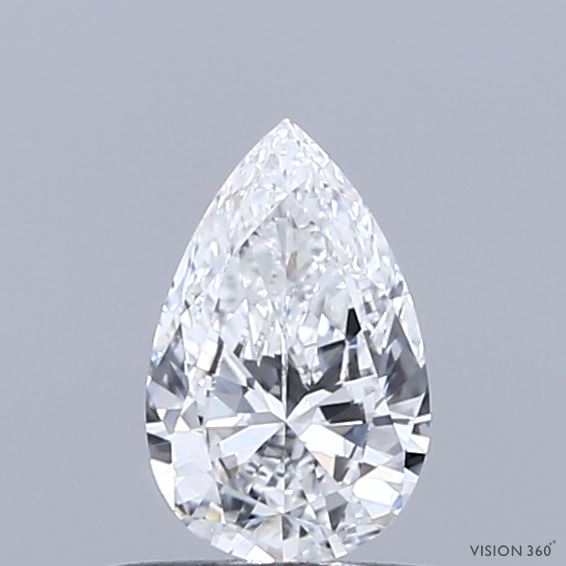 0.44 Carat Pear Shaped, Very Good Cut, E Color, VS1 Clarity, IGI Certified Lab Grown Diamond