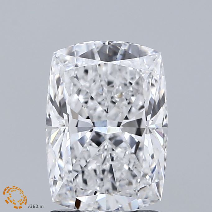 2.00 Carat Cushion Shaped, Ideal Cut, D Color, VVS2 Clarity, IGI Certified Lab Grown Diamond