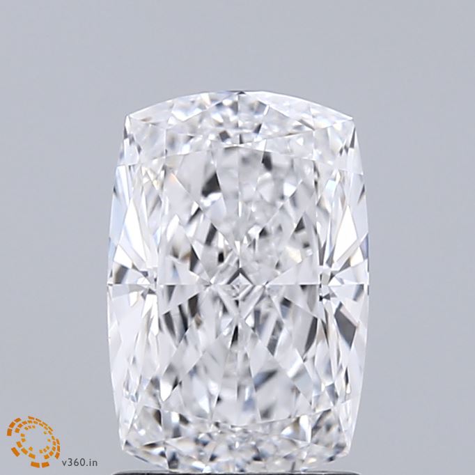 1.84 Carat Cushion Shaped, Ideal Cut, D Color, VVS1 Clarity, IGI Certified Lab Grown Diamond