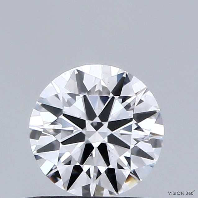 0.47 Carat Round Shaped, Excellent Cut, D Color, VS1 Clarity, IGI Certified Lab Grown Diamond