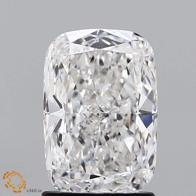 1.66 Carat Cushion Shaped, Ideal Cut, E Color, VS2 Clarity, IGI Certified Lab Grown Diamond