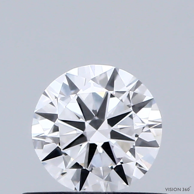 0.47 Carat Round Shaped, Very Good Cut, D Color, VVS2 Clarity, IGI Certified Lab Grown Diamond