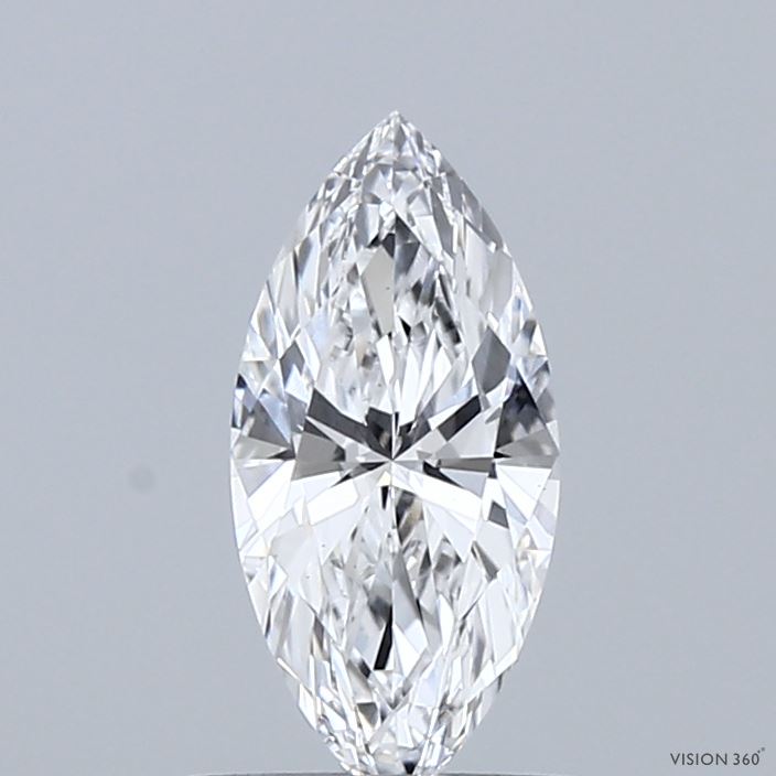 0.74 Carat Marquise Shaped, Ideal Cut, D Color, VS1 Clarity, IGI Certified Lab Grown Diamond