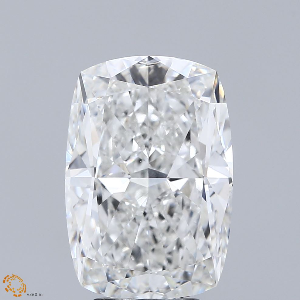 6.03 Carat Cushion Shaped, Ideal Cut, E Color, VVS2 Clarity, IGI Certified Lab Grown Diamond