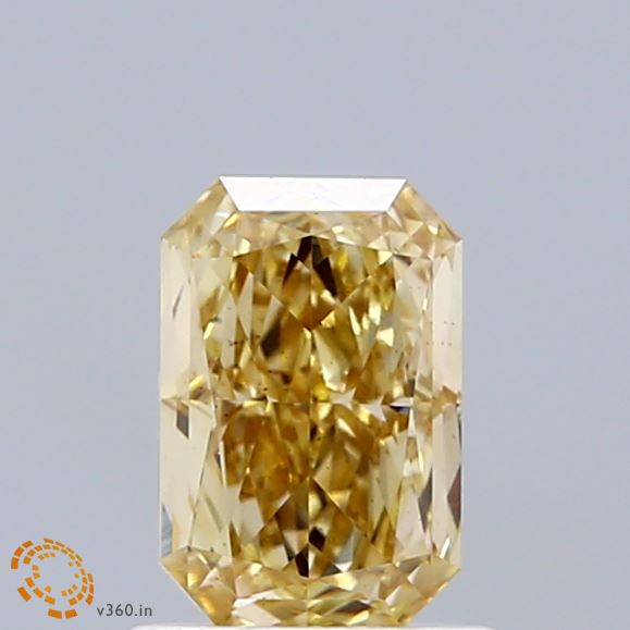 1.02 Carat Radiant Shaped, Excellent Cut, FANCY YELLOW Color, VS2 Clarity, IGI Certified Lab Grown Diamond