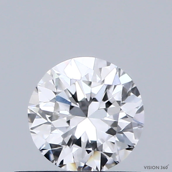 0.40 Carat Round Shaped, Very Good Cut, D Color, VVS2 Clarity, IGI Certified Lab Grown Diamond