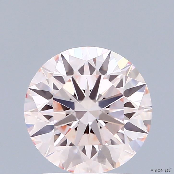 2.03 Carat Round Shaped, Excellent Cut, FANCY PINK Color, VS1 Clarity, IGI Certified Lab Grown Diamond