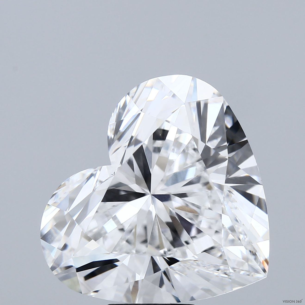 13.50 Carat Heart Shaped, Ideal Cut, D Color, VVS2 Clarity, IGI Certified Lab Grown Diamond