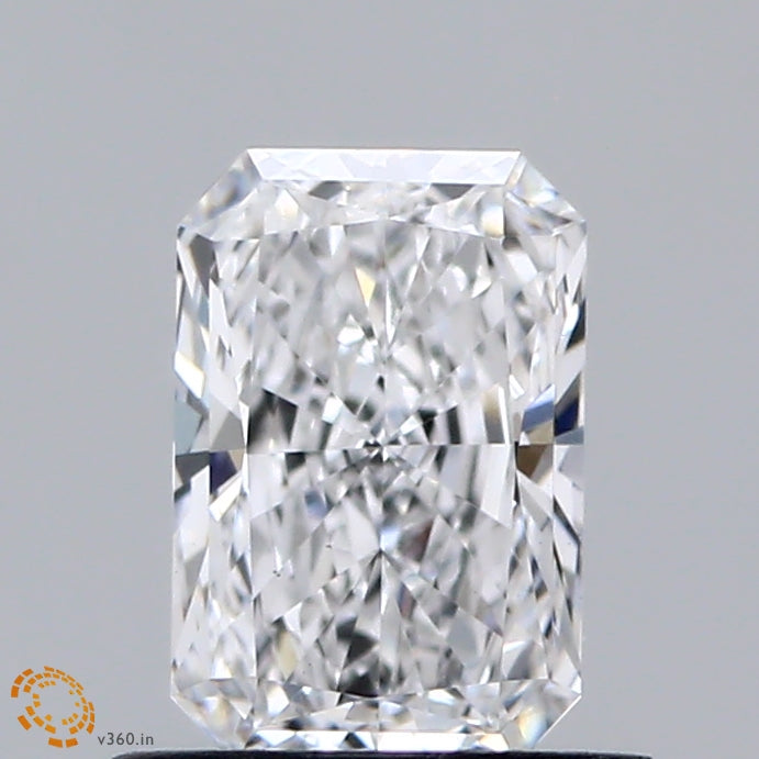 0.75 Carat Radiant Shaped, Ideal Cut, D Color, VS1 Clarity, IGI Certified Lab Grown Diamond