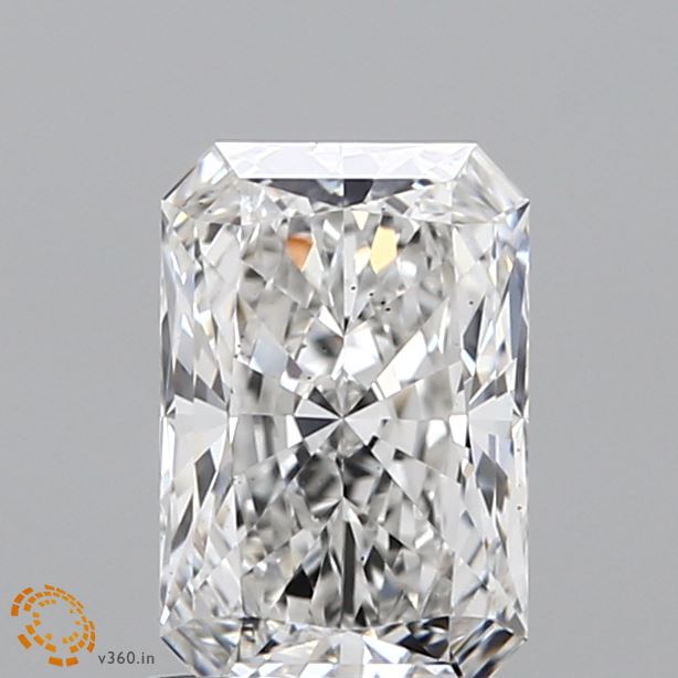 1.21 Carat Radiant Shaped, Ideal Cut, F Color, VS2 Clarity, IGI Certified Lab Grown Diamond