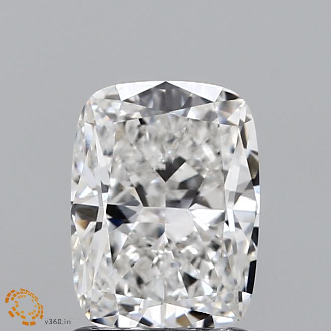 1.53 Carat Cushion Shaped, Ideal Cut, E Color, VS1 Clarity, IGI Certified Lab Grown Diamond