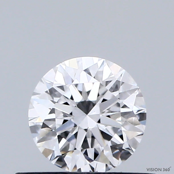 0.45 Carat Round Shaped, Excellent Cut, D Color, VS1 Clarity, IGI Certified Lab Grown Diamond