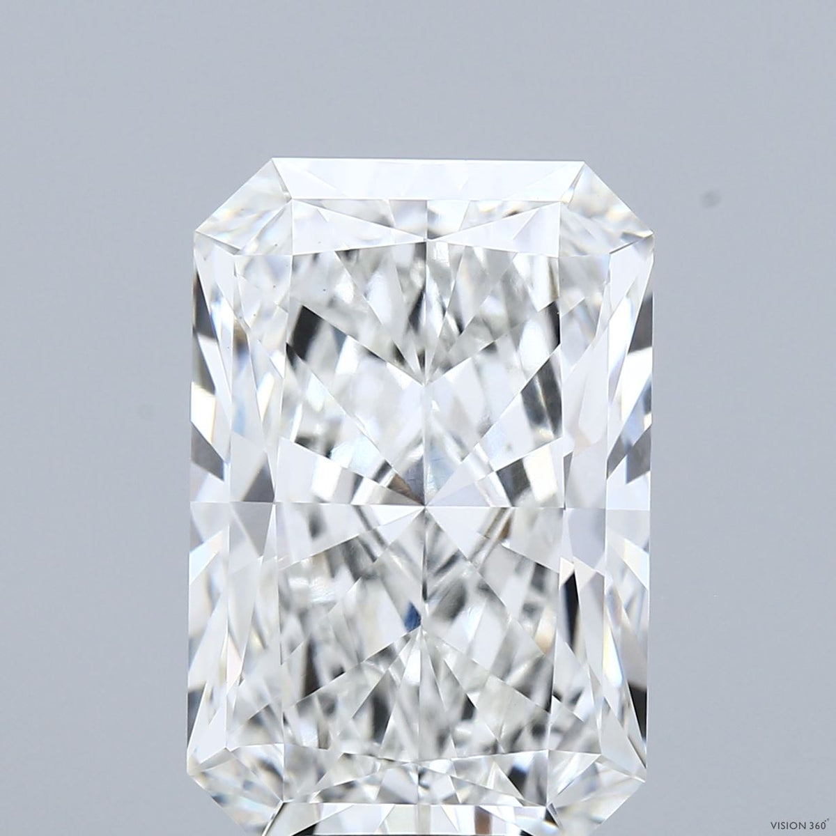 10.19 Carat Radiant Shaped, Ideal Cut, F Color, VVS2 Clarity, IGI Certified Lab Grown Diamond