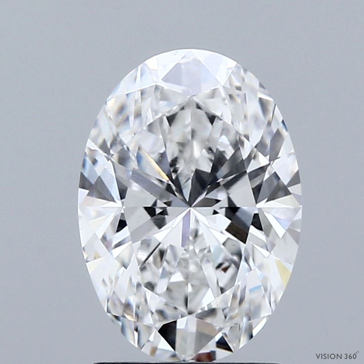 1.89 Carat Oval Shaped, Ideal Cut, E Color, VVS2 Clarity, IGI Certified Lab Grown Diamond