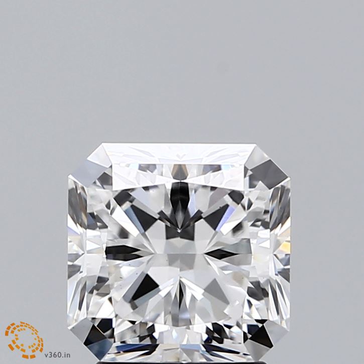 2.13 Carat Radiant Shaped, Ideal Cut, E Color, VS1 Clarity, IGI Certified Lab Grown Diamond