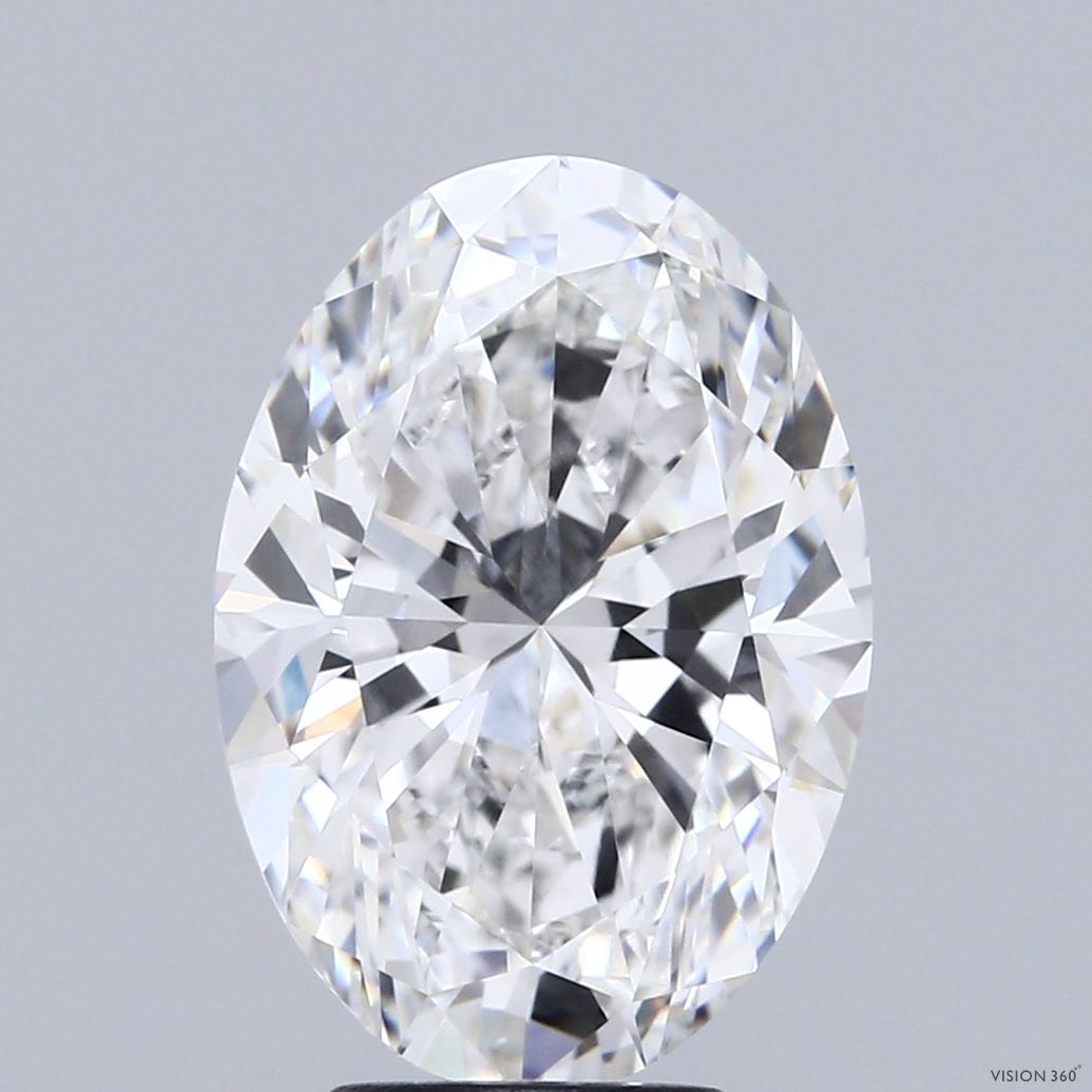 4.95 Carat Oval Shaped, Ideal Cut, E Color, VVS1 Clarity, IGI Certified Lab Grown Diamond