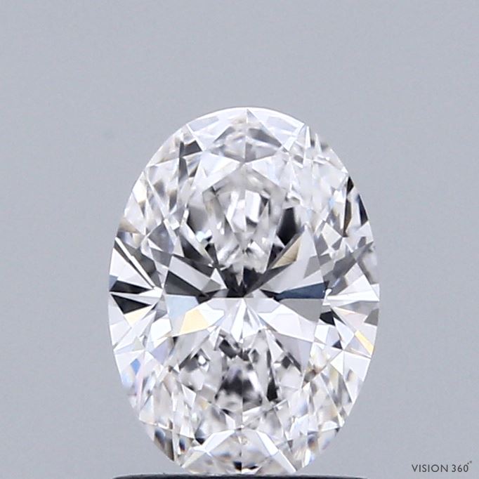 1.06 Carat Oval Shaped, Ideal Cut, E Color, VVS2 Clarity, IGI Certified Lab Grown Diamond