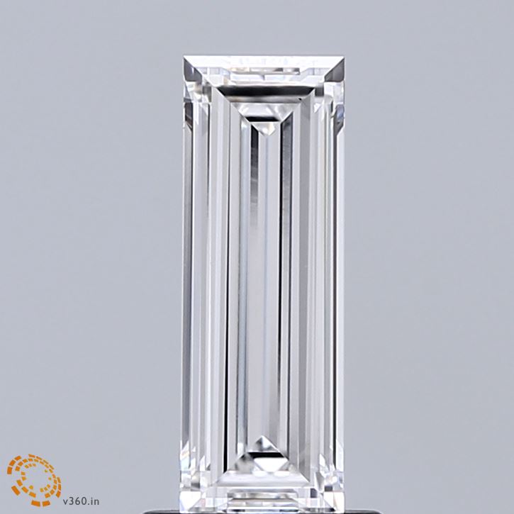 1.07 Carat Baguette Shaped, Very Good Cut, E Color, VS1 Clarity, IGI Certified Lab Grown Diamond
