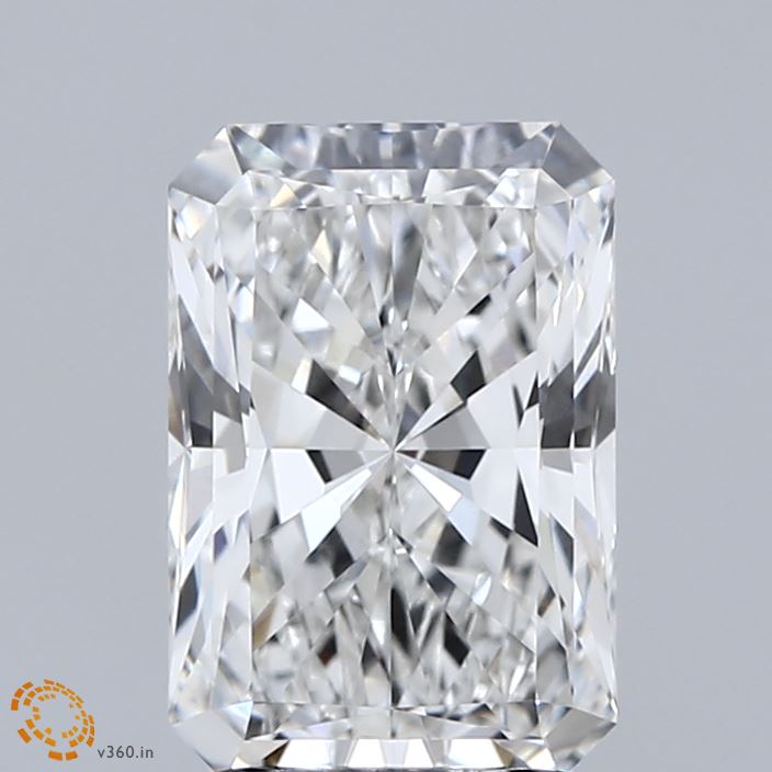 2.52 Carat Radiant Shaped, Ideal Cut, F Color, VVS1 Clarity, IGI Certified Lab Grown Diamond