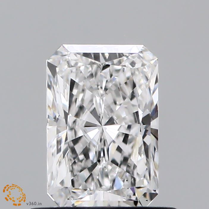 0.78 Carat Radiant Shaped, Ideal Cut, E Color, VS1 Clarity, IGI Certified Lab Grown Diamond