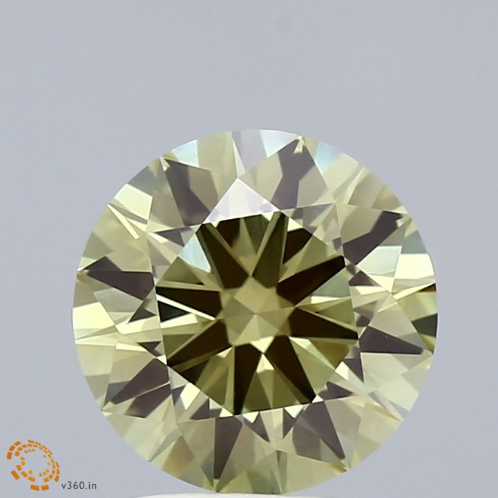 1.98 Carat Round Shaped, Excellent Cut, FANCY INTENSE GREEN Color, VVS2 Clarity, IGI Certified Lab Grown Diamond
