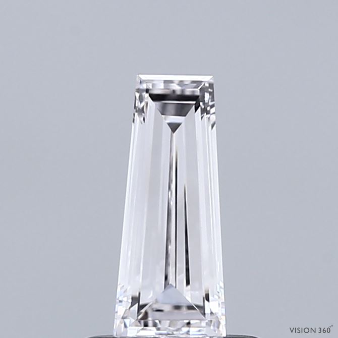 0.51 Carat Baguette Shaped, Very Good Cut, G Color, VVS2 Clarity, IGI Certified Lab Grown Diamond