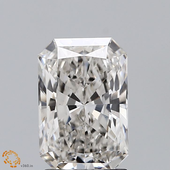 2.03 Carat Radiant Shaped, Ideal Cut, H Color, VS2 Clarity, IGI Certified Lab Grown Diamond