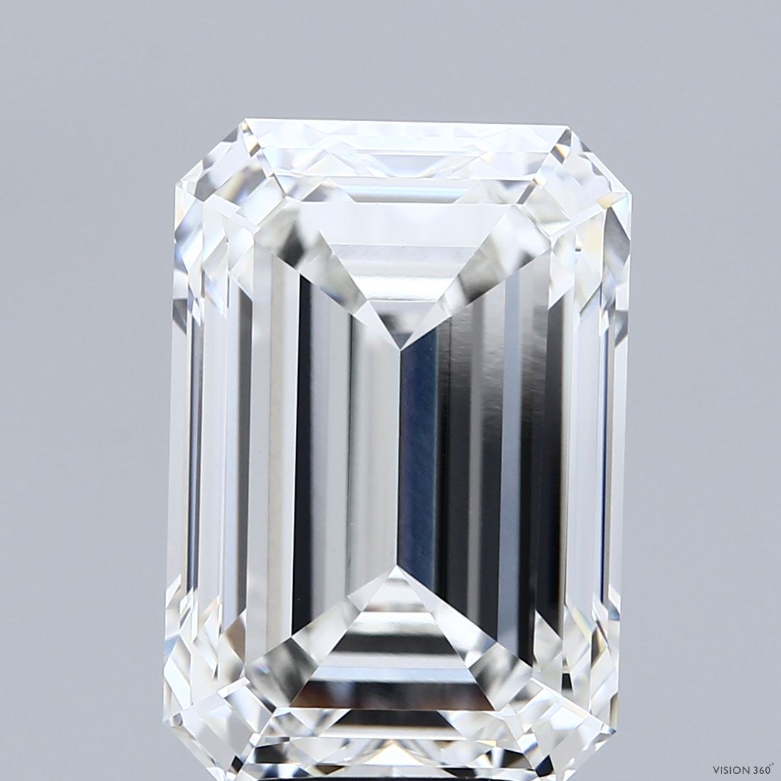 9.41 Carat Emerald Shaped, Ideal Cut, G Color, VVS2 Clarity, IGI Certified Lab Grown Diamond