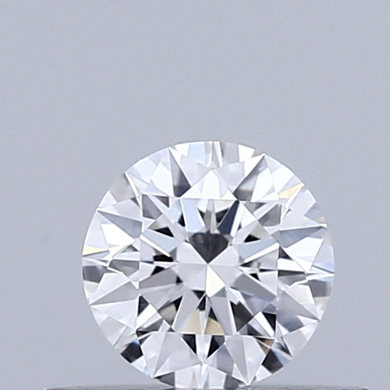 0.36 Carat Round Shaped, Excellent Cut, D Color, VVS2 Clarity, IGI Certified Lab Grown Diamond