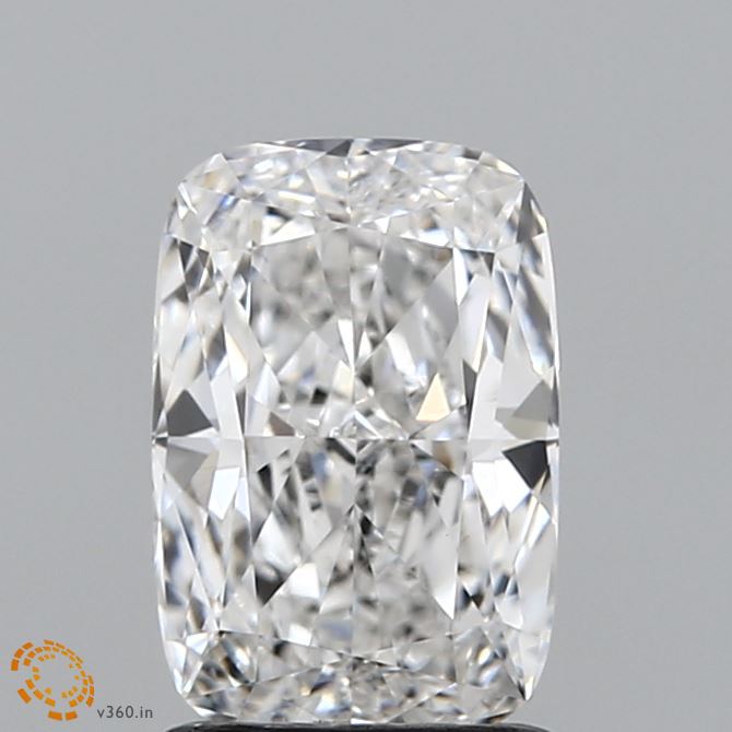 1.53 Carat Cushion Shaped, Ideal Cut, E Color, VS1 Clarity, IGI Certified Lab Grown Diamond