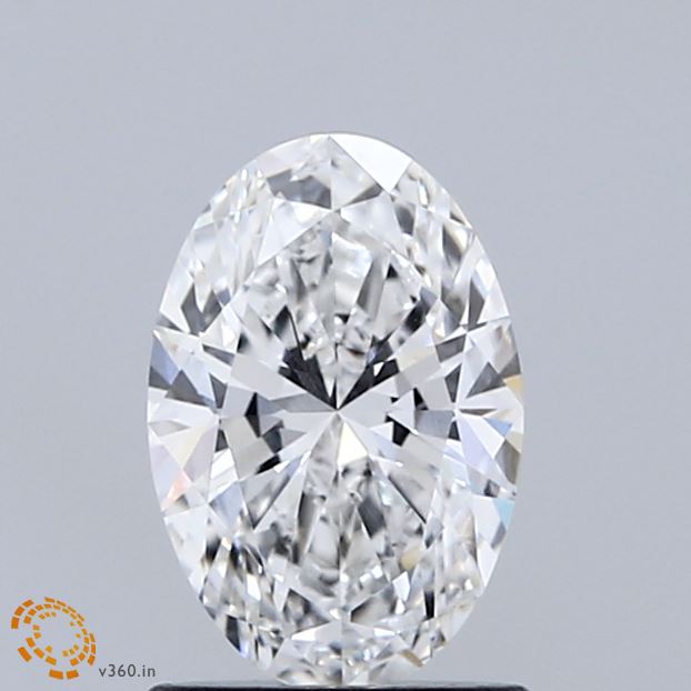 1.00 Carat Oval Shaped, Ideal Cut, E Color, VVS1 Clarity, IGI Certified Lab Grown Diamond