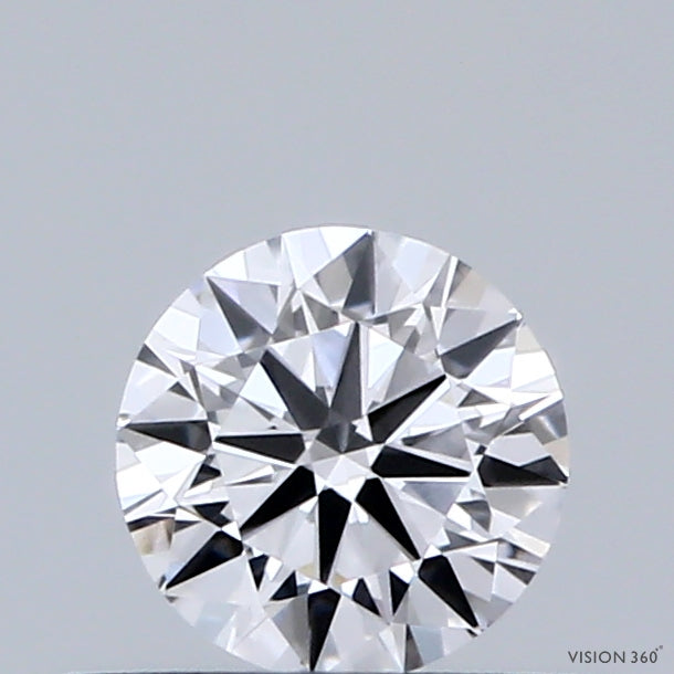 0.40 Carat Round Shaped, Very Good Cut, D Color, VVS2 Clarity, IGI Certified Lab Grown Diamond