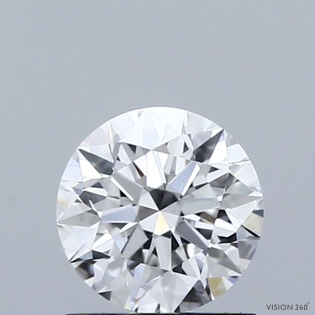 1.00 Carat Round Shaped, Excellent Cut, E Color, VVS2 Clarity, IGI Certified Lab Grown Diamond