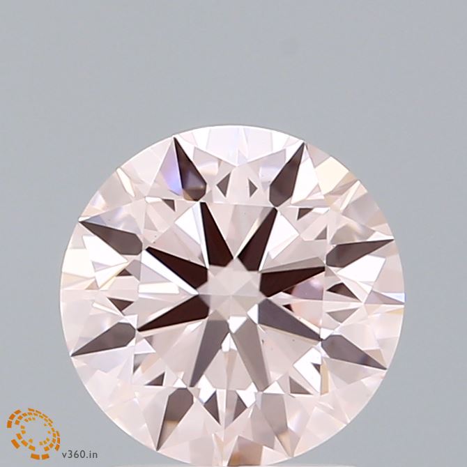 2.01 Carat Round Shaped, Ideal Cut, FANCY PINK Color, VS1 Clarity, IGI Certified Lab Grown Diamond