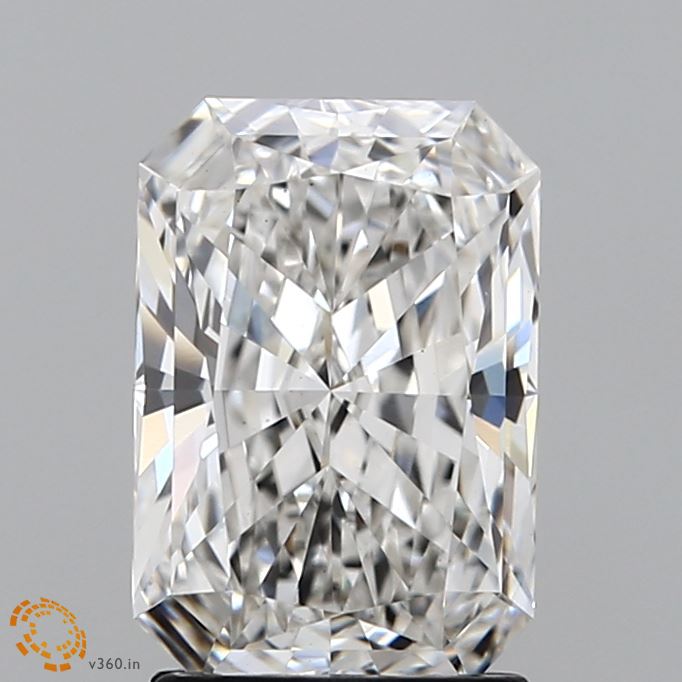2.02 Carat Radiant Shaped, Ideal Cut, G Color, VS1 Clarity, IGI Certified Lab Grown Diamond