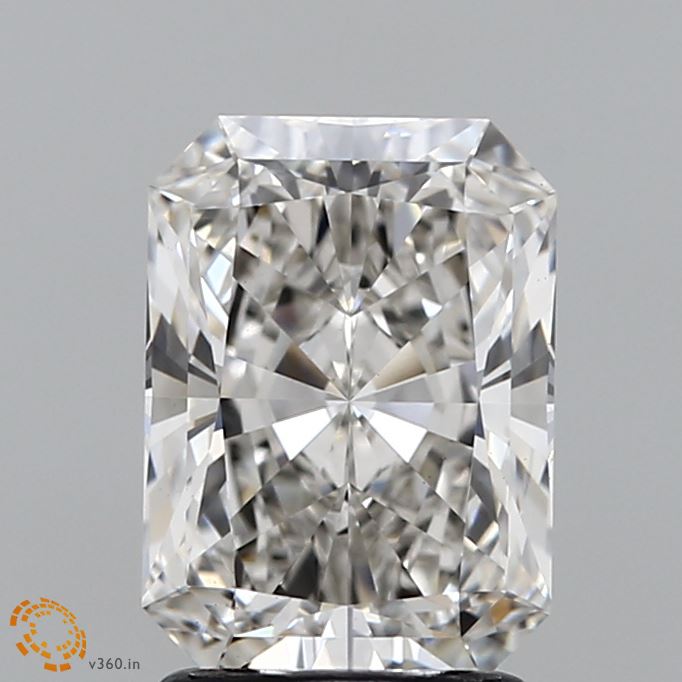 2.03 Carat Radiant Shaped, Ideal Cut, G Color, VVS2 Clarity, IGI Certified Lab Grown Diamond