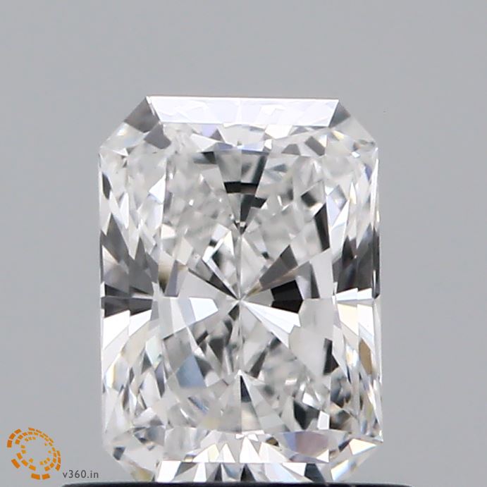0.79 Carat Radiant Shaped, Ideal Cut, E Color, VS1 Clarity, IGI Certified Lab Grown Diamond