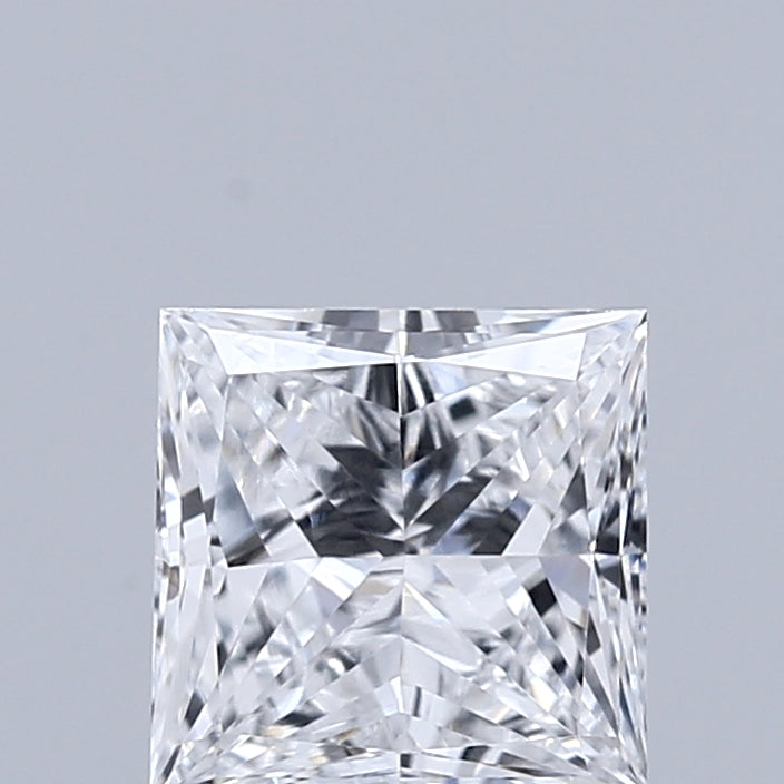 0.91 Carat Princess Shaped, Very Good Cut, D Color, VVS2 Clarity, IGI Certified Lab Grown Diamond