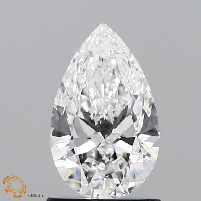 1.01 Carat Pear Shaped, Ideal Cut, E Color, VS1 Clarity, IGI Certified Lab Grown Diamond