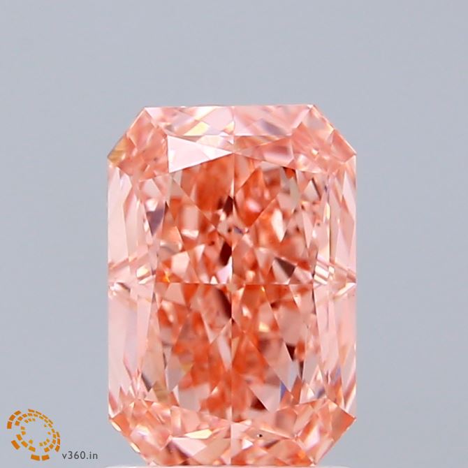 2.02 Carat Radiant Shaped, Excellent Cut, FANCY VIVID PINK Color, VS2 Clarity, IGI Certified Lab Grown Diamond