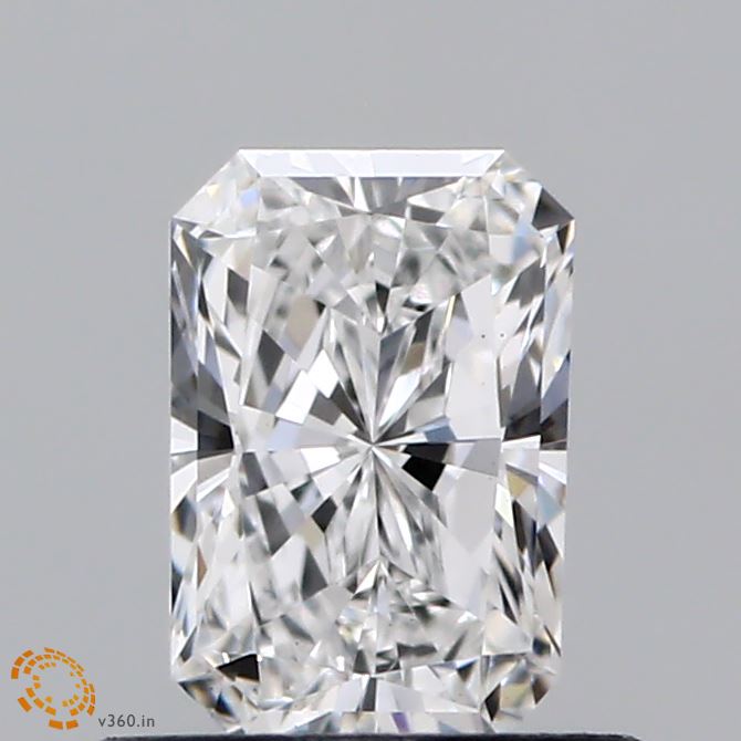 0.70 Carat Radiant Shaped, Ideal Cut, E Color, VS1 Clarity, IGI Certified Lab Grown Diamond
