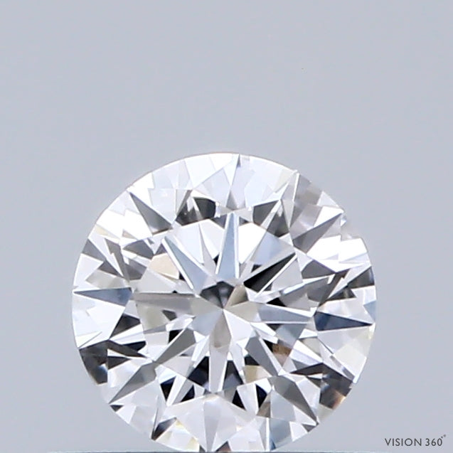 0.48 Carat Round Shaped, Ideal Cut, E Color, VVS2 Clarity, IGI Certified Lab Grown Diamond