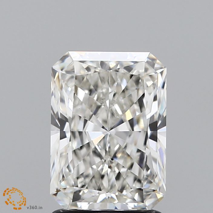 1.78 Carat Radiant Shaped, Ideal Cut, G Color, VS1 Clarity, IGI Certified Lab Grown Diamond