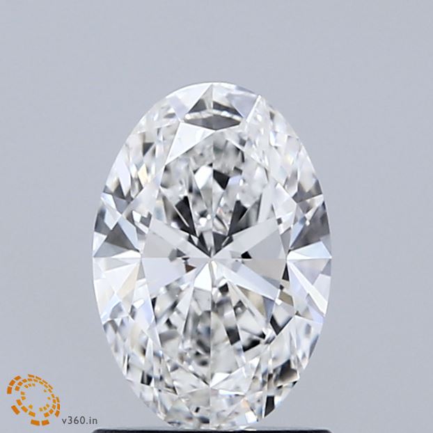 1.02 Carat Oval Shaped, Ideal Cut, E Color, VVS1 Clarity, IGI Certified Lab Grown Diamond