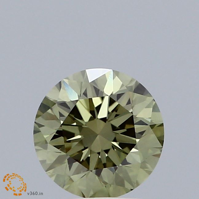 1.06 Carat Round Shaped, Excellent Cut, FANCY INTENSE GREEN Color, VS1 Clarity, IGI Certified Lab Grown Diamond