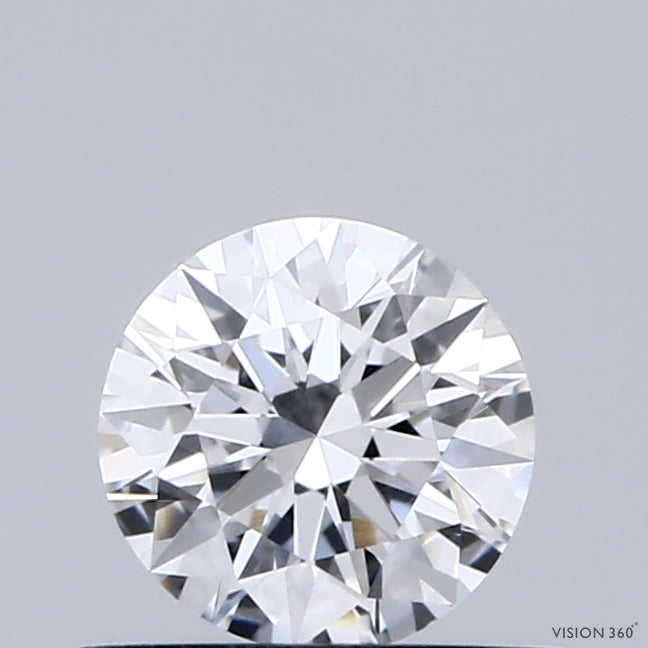 0.49 Carat Round Shaped, Excellent Cut, D Color, VVS1 Clarity, IGI Certified Lab Grown Diamond