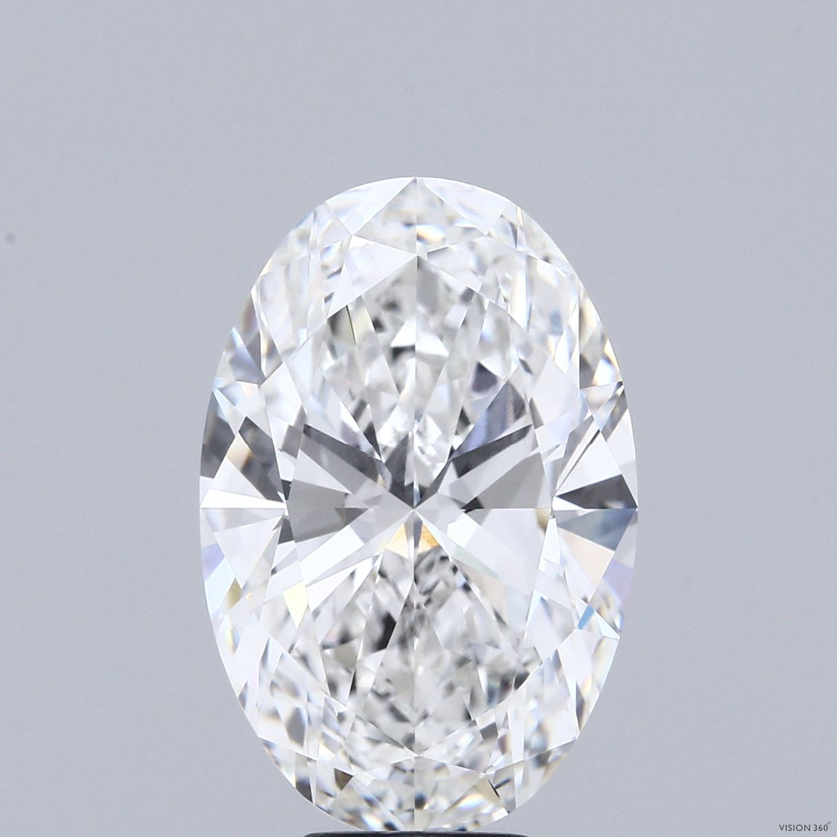 8.01 Carat Oval Shaped, Ideal Cut, E Color, VVS2 Clarity, IGI Certified Lab Grown Diamond