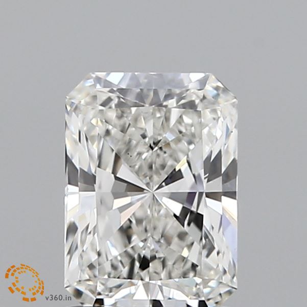 1.18 Carat Radiant Shaped, Ideal Cut, F Color, VS1 Clarity, IGI Certified Lab Grown Diamond