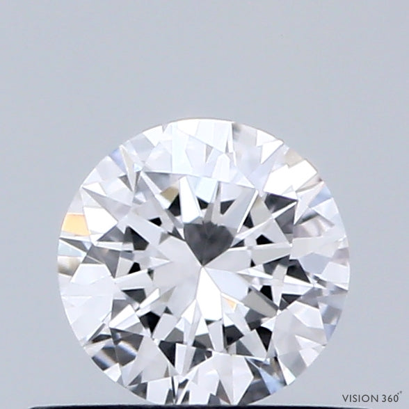 0.43 Carat Round Shaped, Very Good Cut, D Color, VVS1 Clarity, IGI Certified Lab Grown Diamond